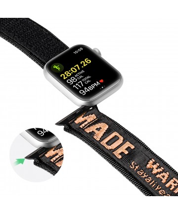 Dux Ducis Strap (Outdoor Version) Apple Watch Ultra Strap, SE, 9, 8, 7, 6, 5, 4, 3, 2, 1 (49, 45, 44, 42 mm) Nylon Band Bracelet