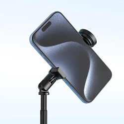 Selfie stick Wozinsky WRZP1 with automatically extendable legs, tripod function, 1.7m - black