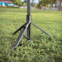 Selfie stick Wozinsky WRZP1 with automatically extendable legs, tripod function, 1.7m - black
