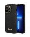 Guess Glitter Script Case for iPhone 14 Pro - Black