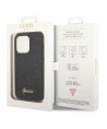 Guess Glitter Script Case for iPhone 14 Pro - Black