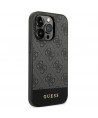Guess GUHCP14XG4GLGR iPhone 14 Pro Max 6.7" grey/grey hard case 4G Stripe Collection