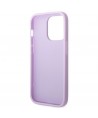 Guess Saffiano Strap Case for iPhone 14 Pro - Purple