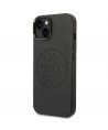 Karl Lagerfeld Leather Perforated Logo Case for iPhone 14 Plus - Black