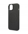 Karl Lagerfeld Leather Perforated Logo Case for iPhone 14 Plus - Black