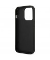 Karl Lagerfeld Saffiano Choupette Head Patch Case for iPhone 14 Pro - Black