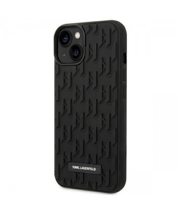 Karl Lagerfeld 3D Monogram Case for iPhone 14 Plus - Black