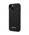 Karl Lagerfeld 3D Monogram Case for iPhone 14 Plus - Black