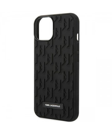Karl Lagerfeld 3D Monogram Case for iPhone 14 Plus - Black
