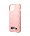 Karl Lagerfeld 3D Monogram Case for iPhone 14 Plus - Pink