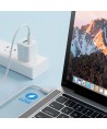 Joyroom Long-Lasting Series A9 USB-C / USB-C PD QC cable 60W 3A 1m - white