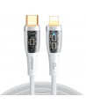Joyroom Star-Cloud Series A3 USB-C / Lightning Cable 20W 1.2m with Smart Switch - White