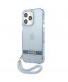 Guess GUHCP13LHTSGSB iPhone 13 Pro / 13 6,1 "blue / blue hardcase Translucent Stap