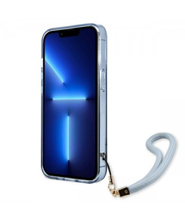 Guess GUHCP13LHTSGSB iPhone 13 Pro / 13 6,1 "blue / blue hardcase Translucent Stap