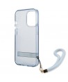 Guess GUHCP13LHTSGSB iPhone 13 Pro / 13 6,1 "blue / blue hardcase Translucent Stap