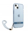 Guess GUHCP13MHTSGSB iPhone 13 6.1 "blue / blue hardcase Translucent Stap