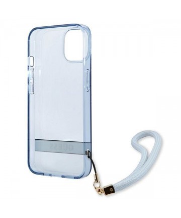 Guess GUHCP13MHTSGSB iPhone 13 6.1 "blue / blue hardcase Translucent Stap