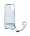Guess GUHCP13MHTSGSB iPhone 13 6.1 "blue / blue hardcase Translucent Stap