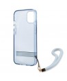 Guess GUHCP13SHTSGSB iPhone 13 mini 5,4 "blue / blue hardcase Translucent Stap