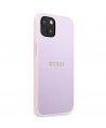 Guess GUHCP13SPSASBPU iPhone 13 mini 5,4 "purple / purple Saffiano Hot Stamp & Metal Logo