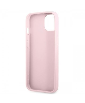 Guess GUHCP13SPSASBPU iPhone 13 mini 5,4 "purple / purple Saffiano Hot Stamp & Metal Logo