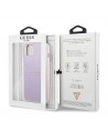 Guess GUHCP13SPSASBPU iPhone 13 mini 5,4 "purple / purple Saffiano Hot Stamp & Metal Logo