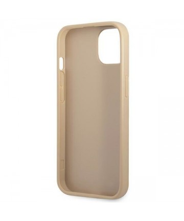 Guess GUHCP13SPSATLE iPhone 13 mini 5,4 "beige / beige hardcase SaffianoTriangle Logo
