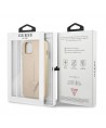 Guess GUHCP13SPSATLE iPhone 13 mini 5,4 "beige / beige hardcase SaffianoTriangle Logo