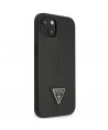 Guess GUHCP13SPSATLK iPhone 13 mini 5,4 "black / black hardcase SaffianoTriangle Logo