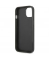 Guess GUHCP13SPSATLK iPhone 13 mini 5,4 "black / black hardcase SaffianoTriangle Logo