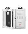 Guess GUHCP13SPSATLK iPhone 13 mini 5,4 "black / black hardcase SaffianoTriangle Logo