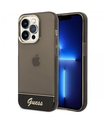 Guess GUHCP14LHGCOK iPhone 14 Pro 6.1 "black / black hardcase Translucent