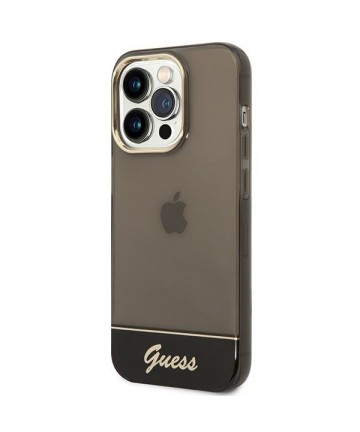 Guess GUHCP14LHGCOK iPhone 14 Pro 6.1 "black / black hardcase Translucent