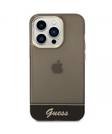 Guess GUHCP14LHGCOK iPhone 14 Pro 6.1 "black / black hardcase Translucent