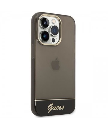 Guess GUHCP14LHGCOK iPhone 14 Pro 6.1 "black / black hardcase Translucent