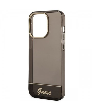 Guess GUHCP14LHGCOK iPhone 14 Pro 6.1 "black / black hardcase Translucent