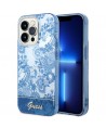 Guess GUHCP14LHGPLHB iPhone 14 Pro 6.1" blue/blue hardcase Porcelain Collection