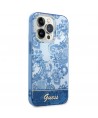 Guess GUHCP14LHGPLHB iPhone 14 Pro 6.1" blue/blue hardcase Porcelain Collection
