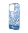 Guess GUHCP14LHGPLHB iPhone 14 Pro 6.1" blue/blue hardcase Porcelain Collection