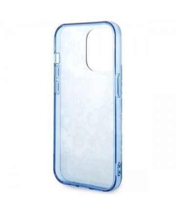 Guess GUHCP14LHGPLHB iPhone 14 Pro 6.1" blue/blue hardcase Porcelain Collection