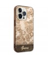 Guess GUHCP14LHGPLHC iPhone 14 Pro 6.1" ocher hardcase Porcelain Collection