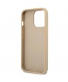 Guess GUHCP14LPSATLE iPhone 14 Pro 6,1 "beige / beige hardcase SaffianoTriangle Logo