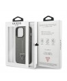 Guess GUHCP14LPSATLG iPhone 14 Pro 6.1 "silver / silver hardcase SaffianoTriangle Logo