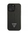 Guess GUHCP14LPSATLK iPhone 14 Pro 6.1" black/black hardcase SaffianoTriangle Logo