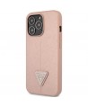 Guess GUHCP14LPSATLP iPhone 14 Pro 6.1 "pink / pink hardcase SaffianoTriangle Logo