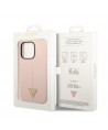 Guess GUHCP14LSLTGP iPhone 14 Pro 6.1" pink/pink hardcase Silicone Triangle