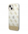 Guess GUHCP14MHG4MHG iPhone 14 Plus 6.7 "gold / gold hardcase 4G Pattern Script