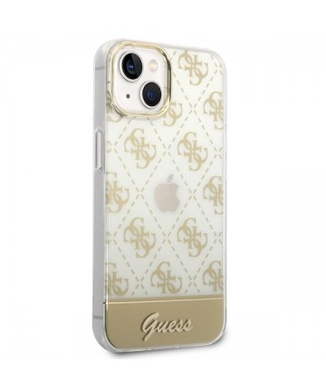 Guess GUHCP14MHG4MHG iPhone 14 Plus 6.7 "gold / gold hardcase 4G Pattern Script