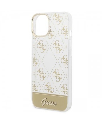 Guess GUHCP14MHG4MHG iPhone 14 Plus 6.7 "gold / gold hardcase 4G Pattern Script