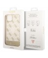 Guess GUHCP14MHG4MHG iPhone 14 Plus 6.7 "gold / gold hardcase 4G Pattern Script